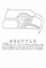 Seattle Seahawks Logo Coloring Page  Free Printable Pages sketch template