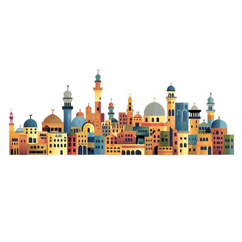 Gaza City Skyline,Islamic Architecture,Musholla PNG Clipart - Royalty ...