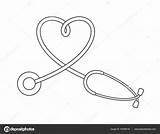 Stethoscope Coloring Pages sketch template