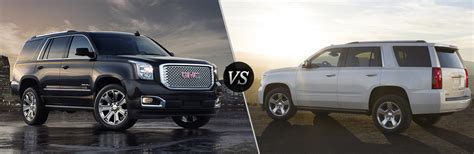 2016 GMC Yukon vs 2016 Chevy Tahoe