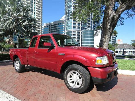 2007 Ford Ranger 2wd 2dr Supercab 126" Sport 44559 Miles Redfire Truck 3.0l V6 C