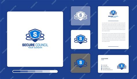 Premium Vector | Secure council logo design template