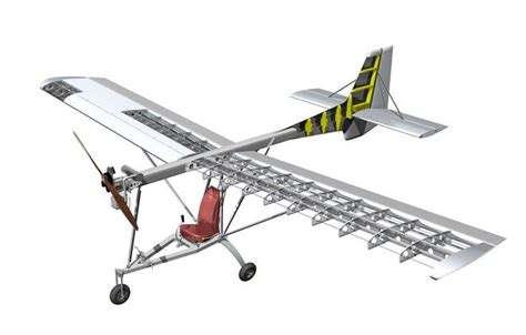 DAR Solo M.2 construction scheme | Aircraft design, Ultralight plane ...