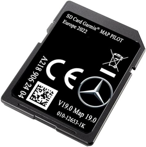 Mercedes Sat Nav SD Card Garmin Map Pilot STAR1 v19 Europe 2023 - A2189062404 Garmin SD Card ...