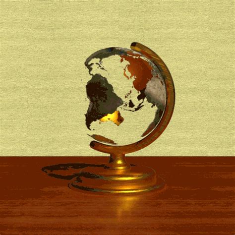 Earth Rotating Gif Animation