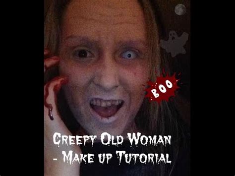 Creepy Old Woman - Halloween Make up Tutorial - YouTube