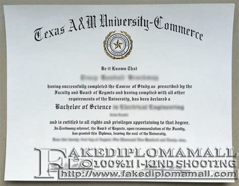 Texas A&M University-Commerce Fake Diploma | Best Site To Get Fake Diploma