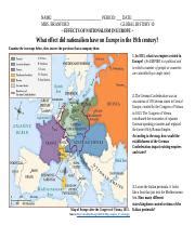 2018 Effects of Nationalism in Europe 1 .docx - NAME: PERIOD: DATE: MRS ...