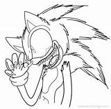 Sonic Exe Coloring Sheets  Free Printable Templates sketch template