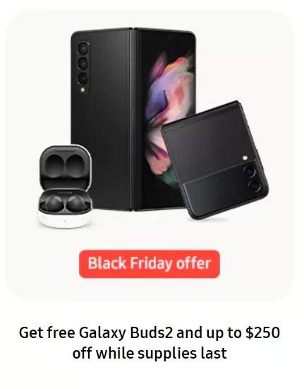 Samsung Black Friday Deals 2021 - Galaxy Book Pro & Galaxy Z Fold 3