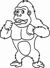 30  Gorilla Coloring Pages Free Printable PDF & Online sketch template