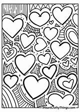 Hearts Coloring Sheets sketch template