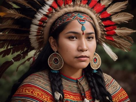 Premium AI Image | Vibrant Hispanic Tribal Art A Fusion of Culture and Tradition