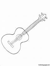 Mandolin Coloring Pages sketch template