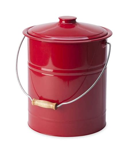 Sale! Deluxe Galvanized Ash Bucket with Handle, Lid and Double-Layer ...