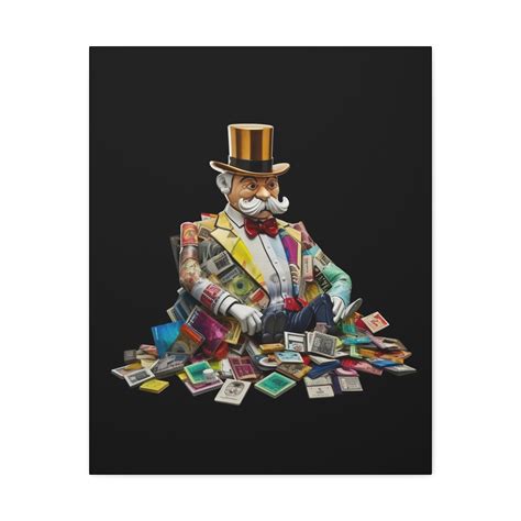 Abstract Art Money Art Monopoly Art Money Canvas Monopoly Canvas Canvas Gallery Wraps Colorful ...