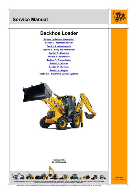 JCB 3CX T4F Backhoe Loader Service Repair Manual From 02254521 to ...