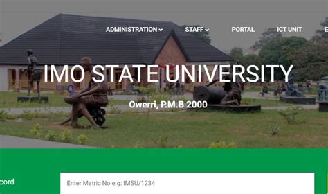 WWW.IMSU.EDU.NG | IMSU Portal 2024 (Student, Admission, Result)