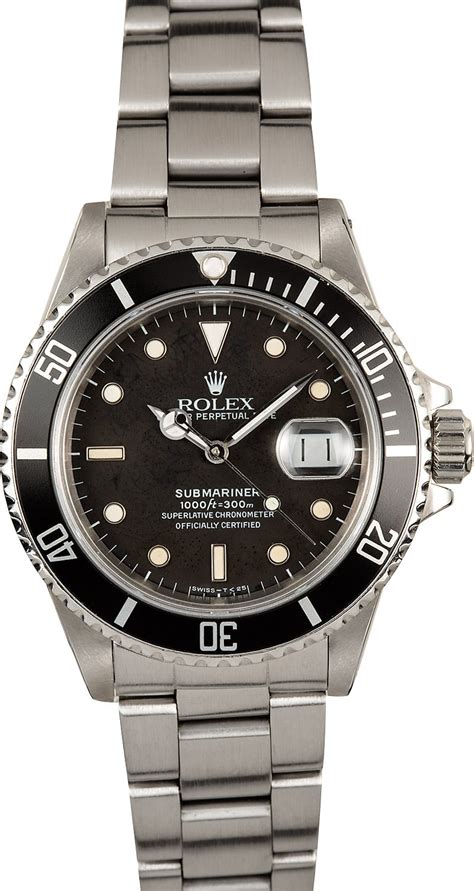 Rolex Black Submariner 16800