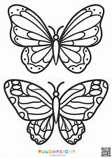 Free Printable Butterfly Coloring Book For Preschoolers sketch template