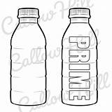Printable Prime Hydrate Bottle Instant Download Kids Colouring Pages  sketch template