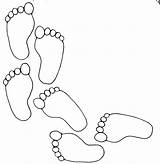 Baby Feet Coloring Pages sketch template