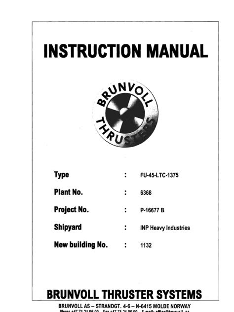 (PDF) Bow Thruster Operation Manual - DOKUMEN.TIPS