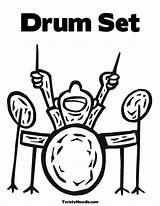 Drum Coloring Page  Coloring Home sketch template