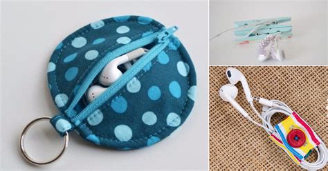 20 DIY Earbud Holder Ideas to Keep them Tangle Free ⋆ Bright Stuffs