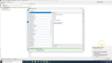 Install PyGame - YouTube