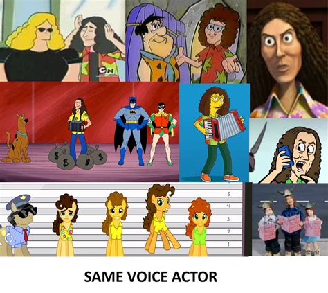 Same Voice Actor - Weird Al | Same Voice Actor | Know Your Meme