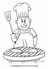Free BBQ Coloring Page  Printables Kidadl sketch template
