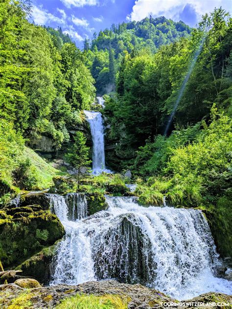 Giessbach Falls Near Interlaken, Switzerland | Touring Switzerland