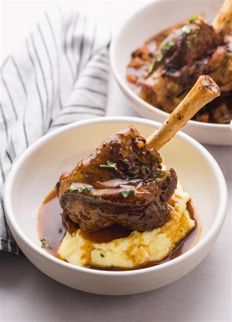 Instant Pot Lamb Shanks (Little Sunny Kitchen) in 2020 | Lamb shanks ...