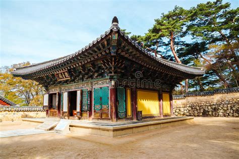 Bulguksa Temple Korean Traditional Architecture in Gyeongju Stock Photo - Image of bulguksa ...