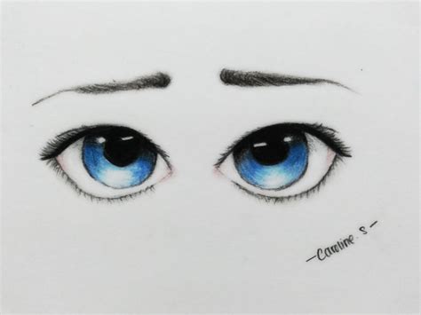 cartoon eye drawing by carolinesamsuki on DeviantArt