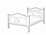 Bed coloring pages To Download And Print For Free sketch template