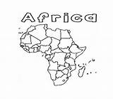 Africa Map coloring Pages  ColoringLib sketch template