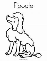 Poodle Skirt Coloring Page  Drawing Dog coloring Animal sketch template