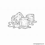 Ice Cube Coloring Pages Printable For Free Download sketch template