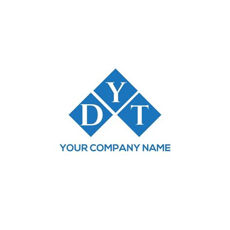 DYT letter logo design on white background. DYT creative initials ...