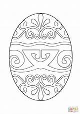 Pysanky Egg Coloring Pages At GetColoringscom  Free Printable sketch template