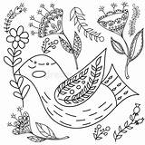 Scandinavian Folk Art Coloring Pages sketch template