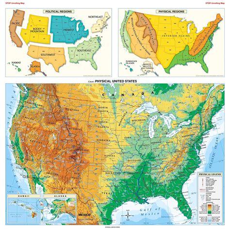 Physical Usa Map • Mapsof.net