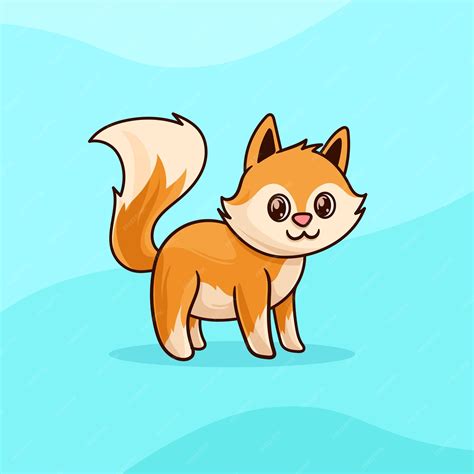 Premium Vector Cute Baby Fox Cute Animal Cartoon Illu - vrogue.co