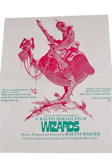 Vintage Wizards 1977 Movie Poster - ShopperBoard