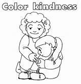 Kindness Printable Coloring Page  Free Pages For Kids sketch template