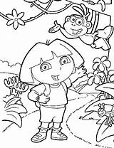 Dora The Explorer color page  Cartoon Color Pages Printable sketch template