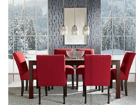 Pin by Tomoko Terada on ETHAN ALLEN :: Red Interiors | Red dining chairs, Home decor, Dining ...