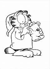 Garfield Coloring Pages sketch template